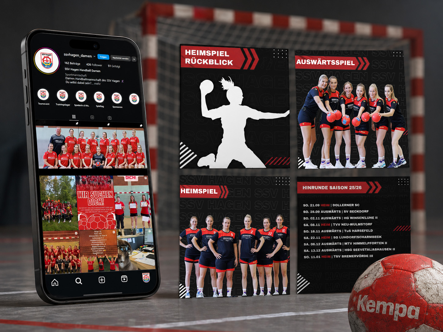 SSV Hagen Social Media Design