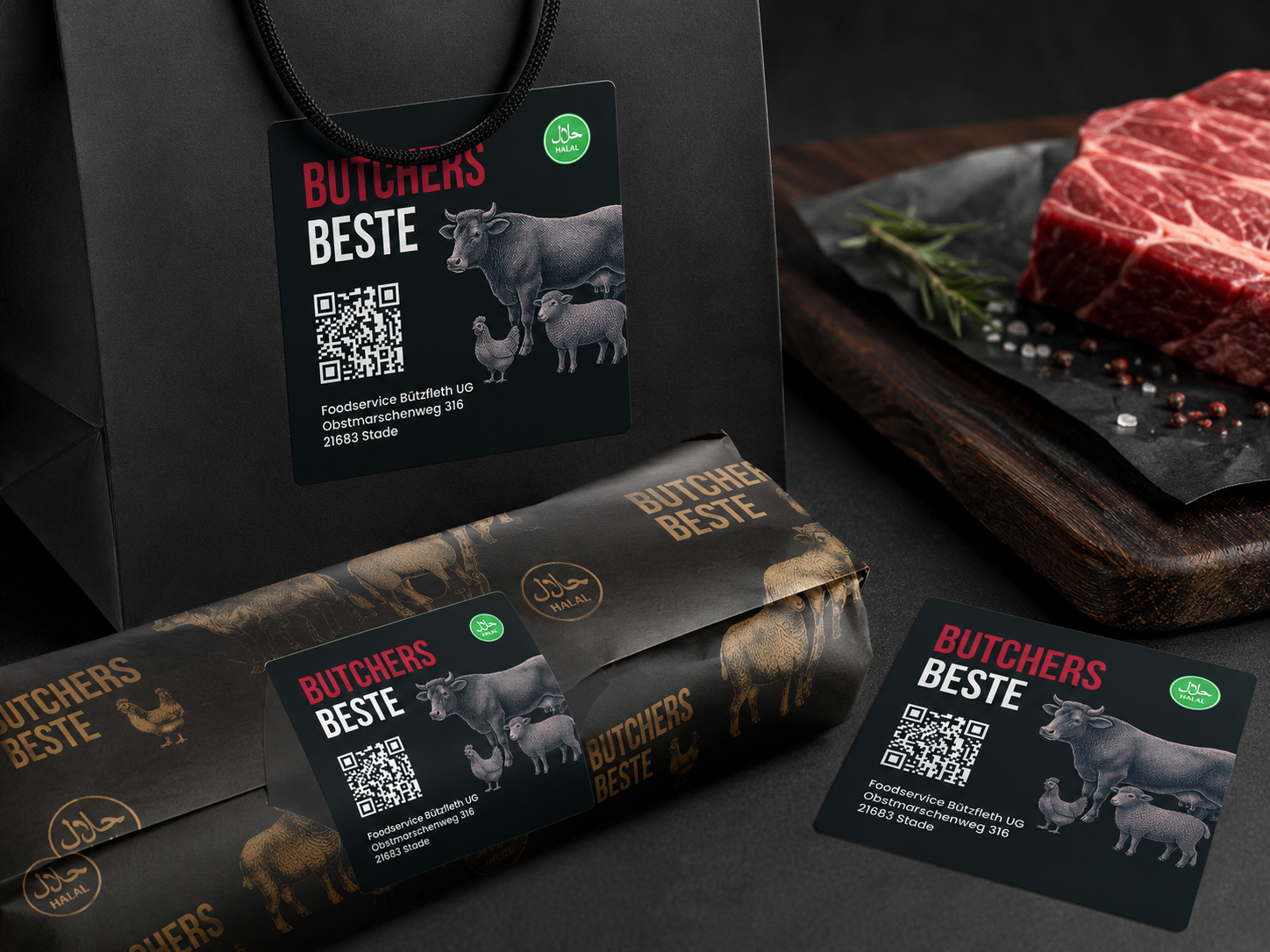 Foodservice Bützfleth Sticker Design