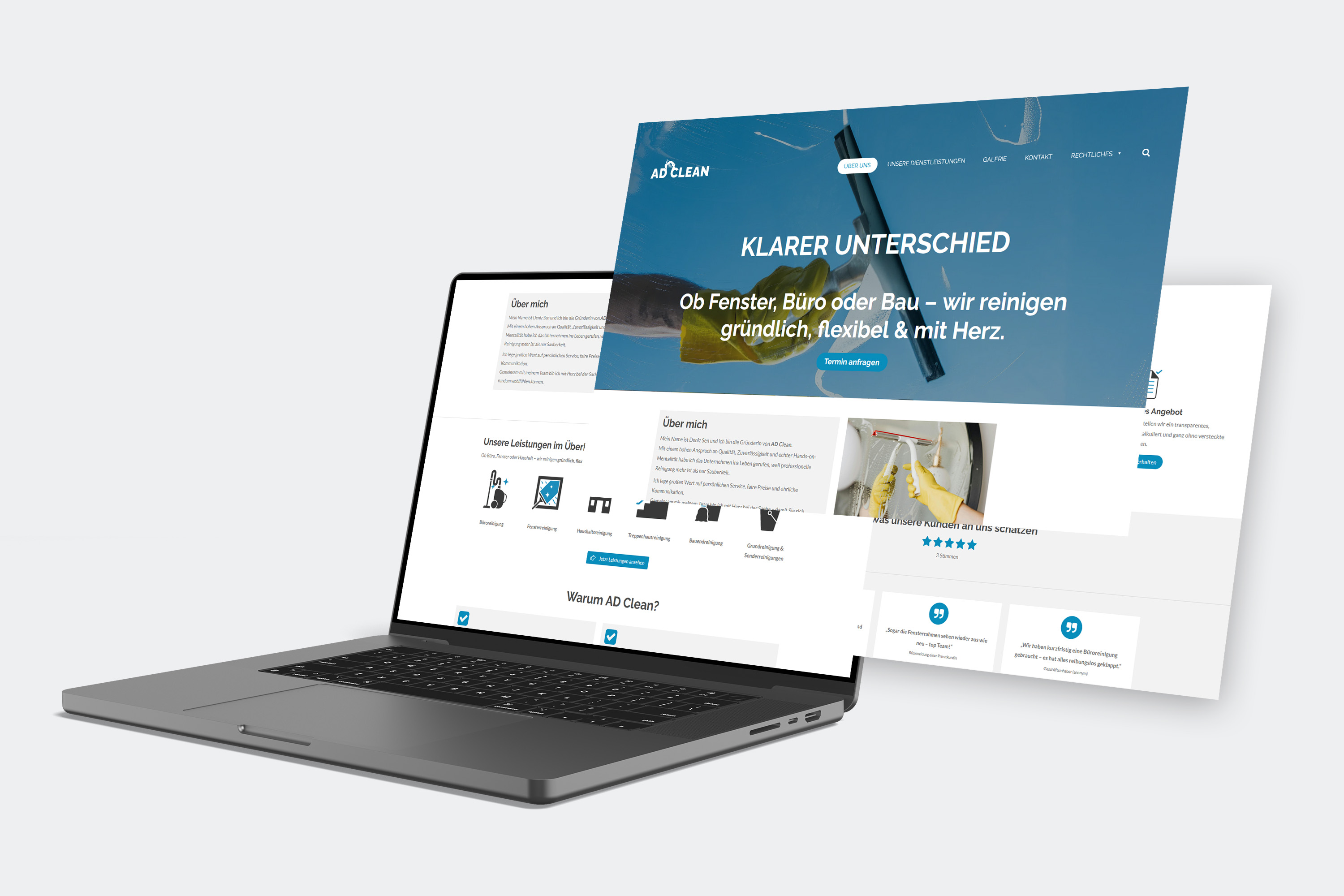 AD Clean Website Design